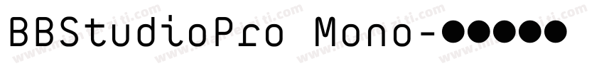 BBStudioPro Mono字体转换